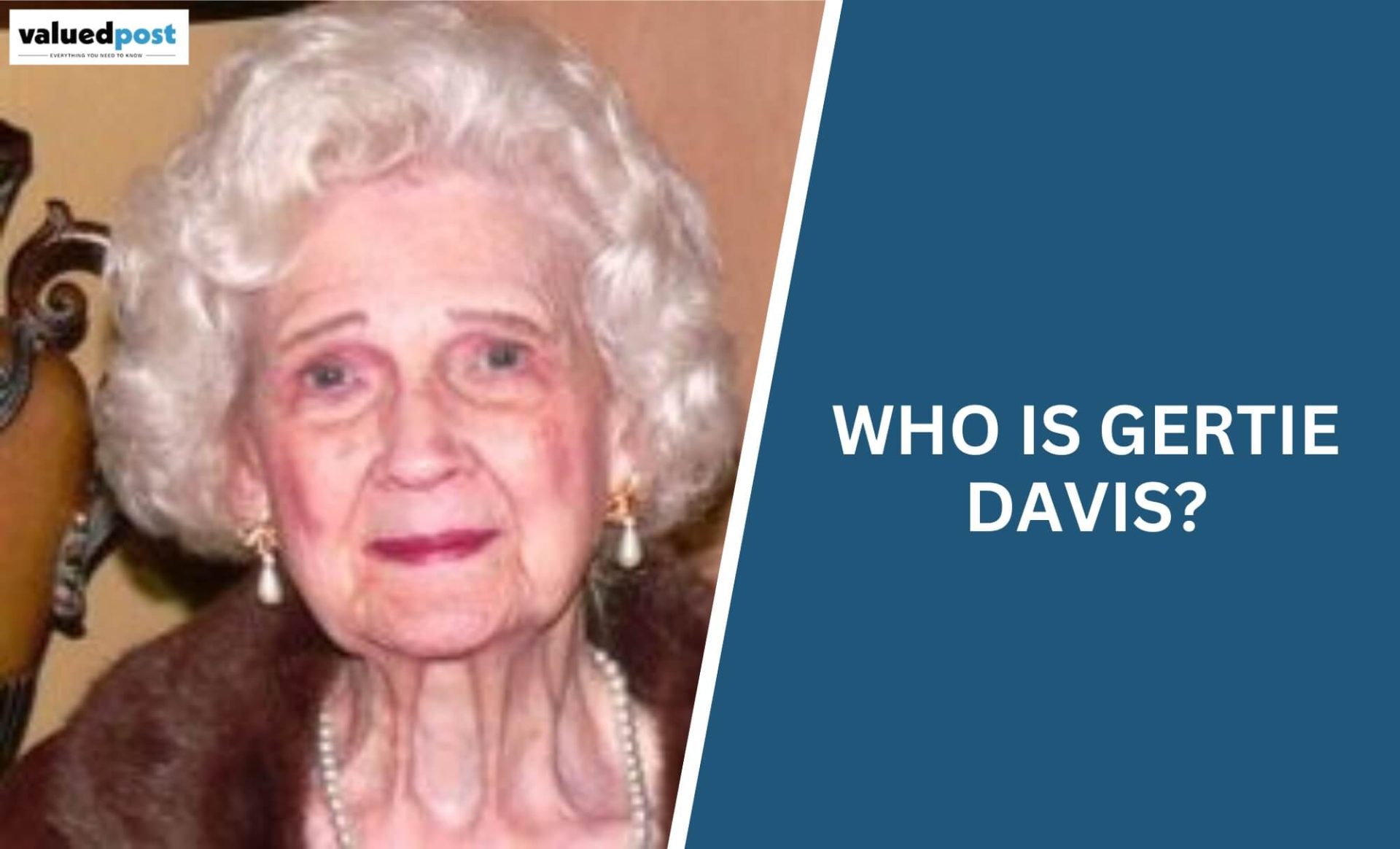 Who is Gertie Davis?