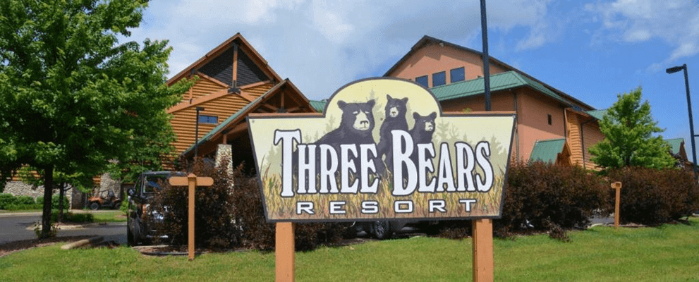 Three Bears Resort- Waterpark, Wristband Special, Rooms & Villas, Amenities +1-866-869-5359