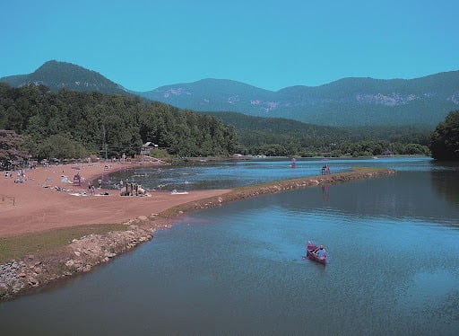 Let’s take a walk through Lake Lure Beach +1-866-869-5359