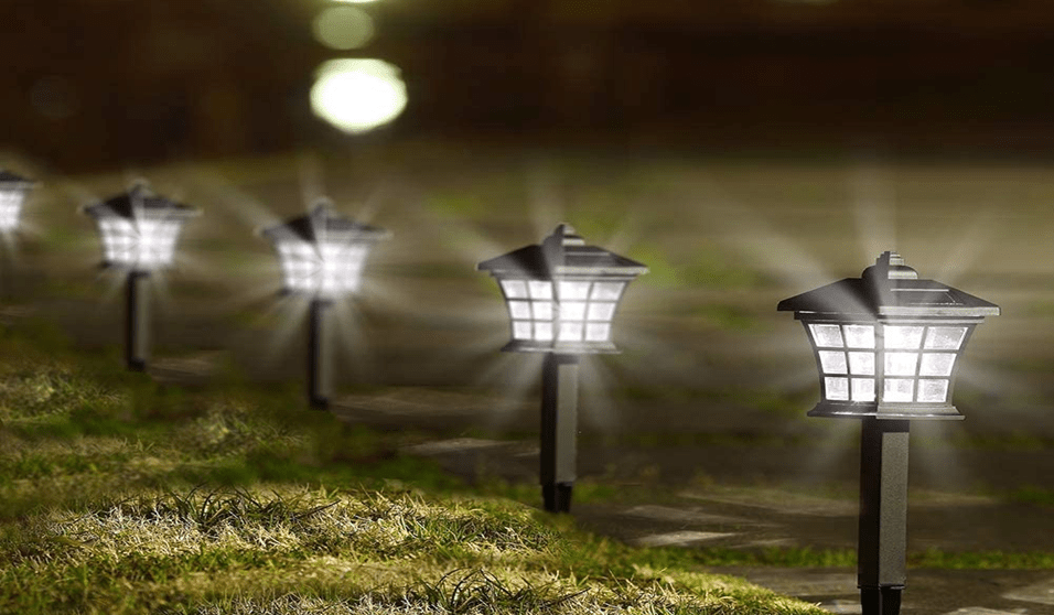 Twinkle Star 6-Pack Solar Pathway Lights