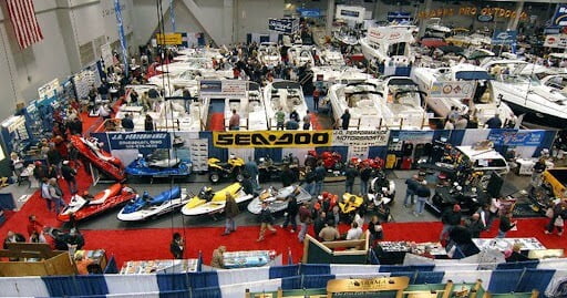 What are the Boat sport and travel show?