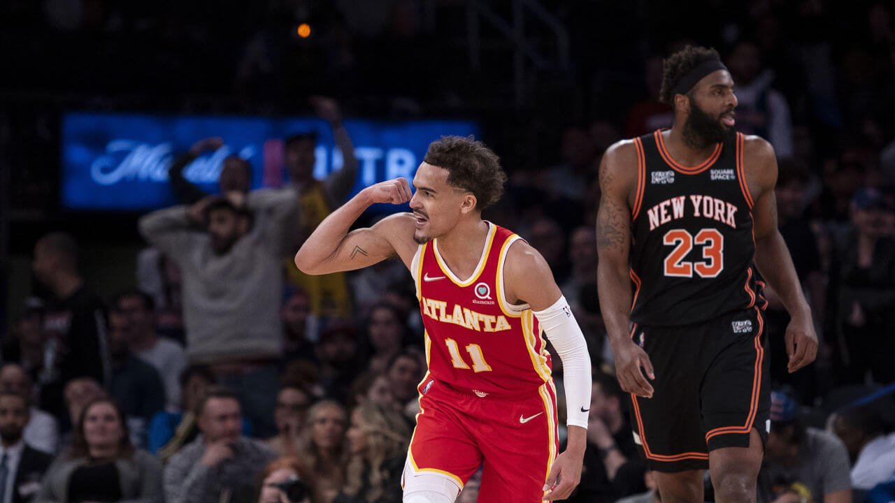 Trae Young scores 45 points against New York Knicks in Madison square garden