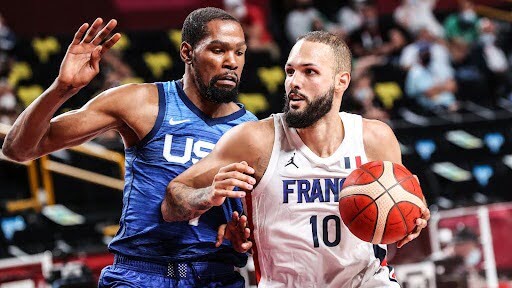 The mega USA vs France Basketball Game