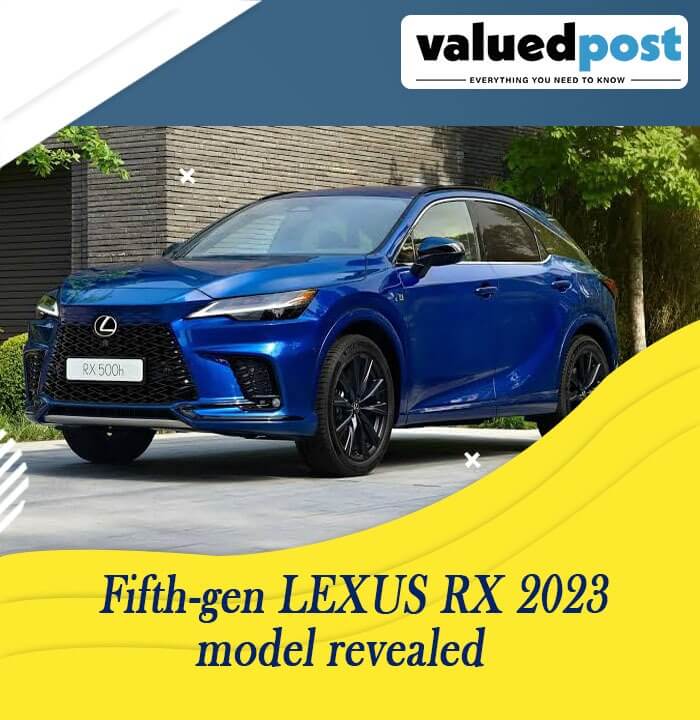 Fifth-gen LEXUS RX 2023 model revealed