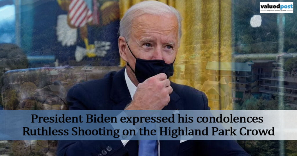 President Biden expressed his condolences