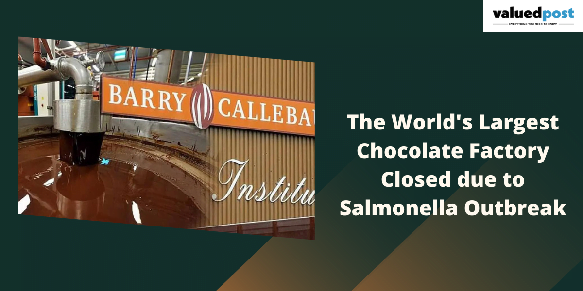 The World’s Largest Chocolate Factory Closed due to Salmonella Outbreak