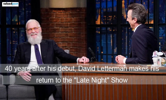 David Letterman makes his return 