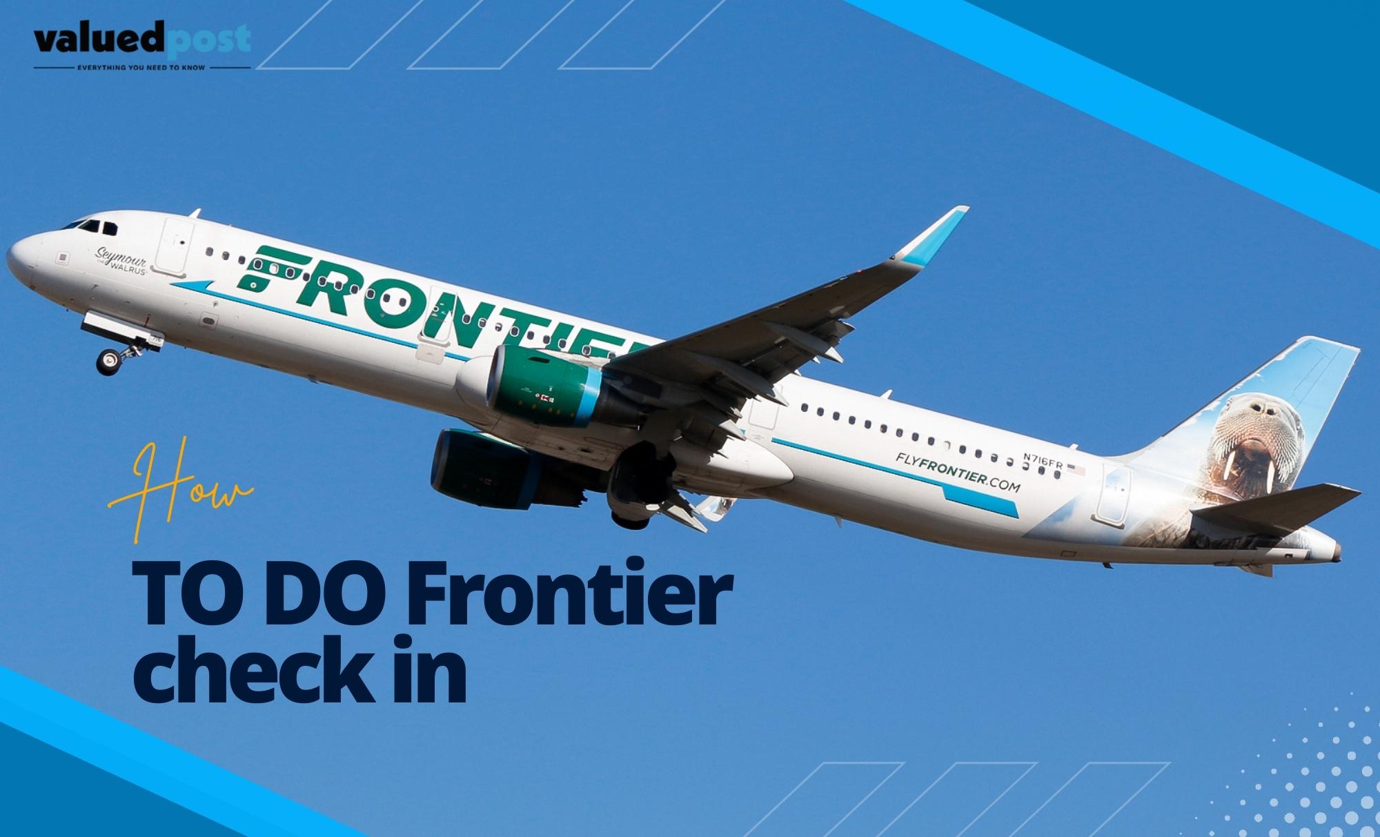 Call +1-888-682-6156 to Know How to do Frontier check in