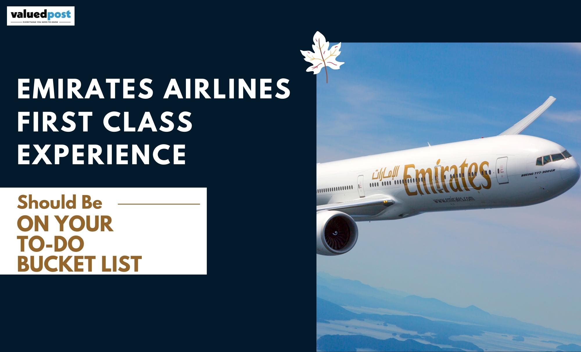 Call +1-888-682-6156 to Upgrade to Emirates Airlines First Class at The Best Fare