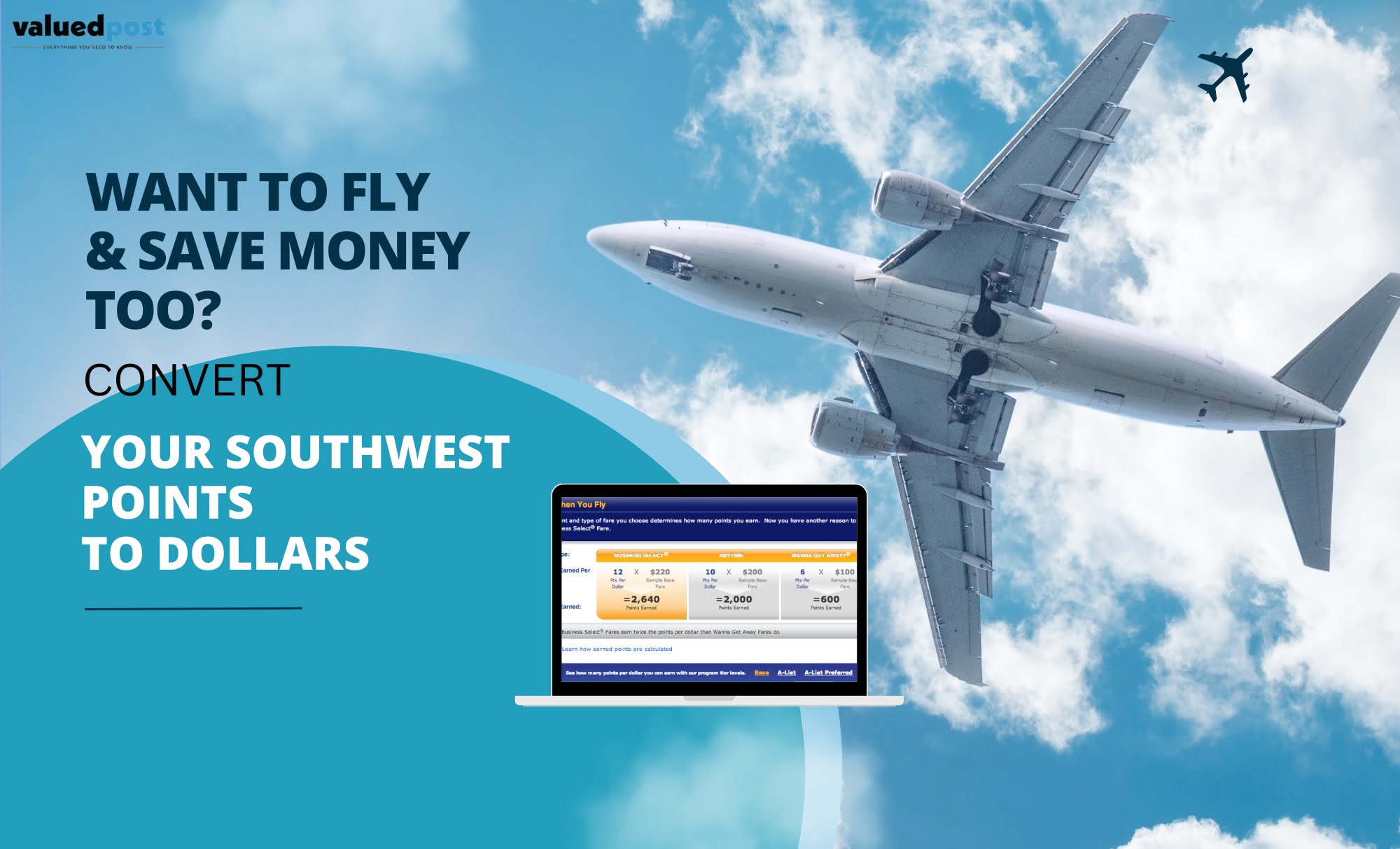 Want to Fly and Save Money Too? Convert Your Southwest points to Dollars Call