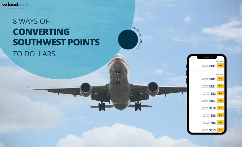 southwest points to the dollars calculator